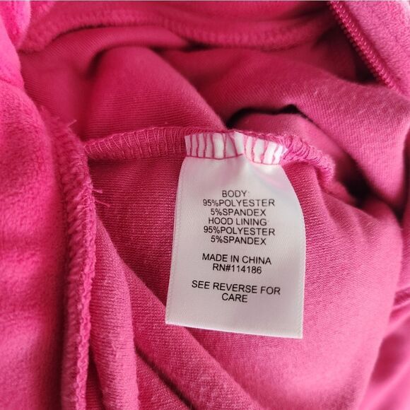 Juicy Couture jumpsuit hoddied velour side pockets - Picture 14 of 15